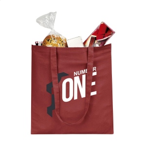 Sac shopping avec de longues anses, en 100% coton tissage solide (120 g/m²) 21
