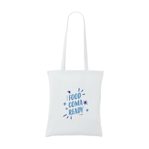 Sac shopping avec de longues anses, en 100% coton tissage solide (120 g/m²) 7