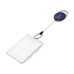 Porte-cartes avec mécanisme d'enroulement et système de recul 7