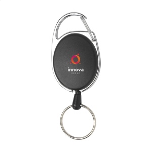 Porte-cartes avec mécanisme d'enroulement et système de recul 2