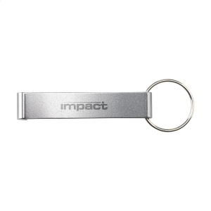 Porte-clés avec décapsuleur léger en 100% aluminium recyclé certifié GRS servir de support pour téléphone 7