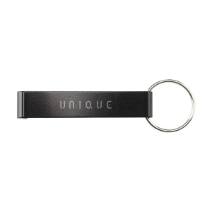 Porte-clés avec décapsuleur léger en 100% aluminium recyclé certifié GRS servir de support pour téléphone 8