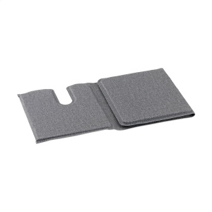 Chargeur magnétique sans fil 3-en-1 de 15W en ABS recyclé et PU recyclé avec un motif gris mélangé 6