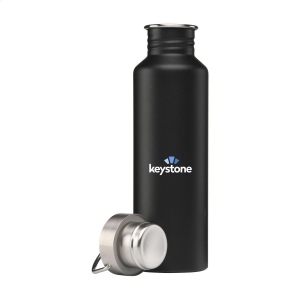 Bouteille d'eau à simple paroi, étanche, avec bouchon à vis et anneau de transport 7