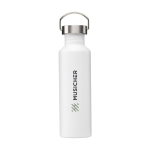 Bouteille d'eau à simple paroi, étanche, avec bouchon à vis et anneau de transport 4