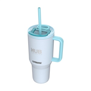 Grand gobelet de la marque Kambukka® en acier inoxydable 18/8 isolé sous vide 18