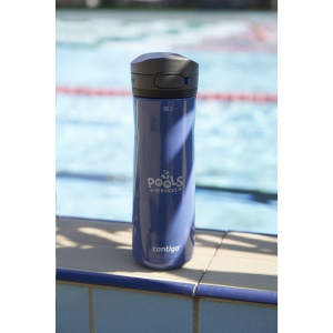 Bouteille d'eau Contigo® en acier inoxydable à double paroi et isolée sous vide avec technologie AUTOPOP™ 7