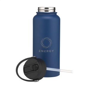 Bouteille d'eau/bouteille isotherme robuste à double paroi et étanche en acier inoxydable recyclé 9