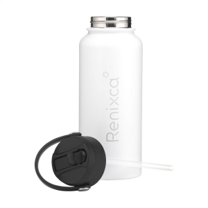 Bouteille d'eau/bouteille isotherme robuste à double paroi et étanche en acier inoxydable recyclé 10