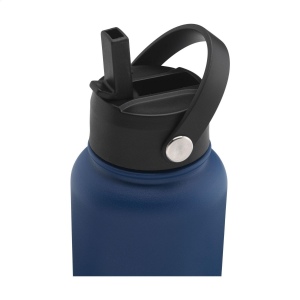 Bouteille d'eau/bouteille isotherme robuste à double paroi et étanche en acier inoxydable recyclé 12