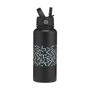 Bouteille d'eau/bouteille isotherme robuste à double paroi et étanche en acier inoxydable recyclé 2