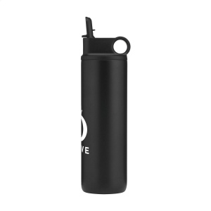 Bouteille d'eau/bouteille isotherme à double paroi et étanche en acier inoxydable recyclé 2