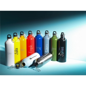 Bouteille d'eau sportive à paroi simple en acier inoxydable recyclé 32
