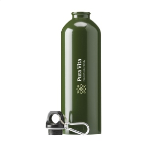 Bouteille d'eau sportive à paroi simple en acier inoxydable recyclé 16