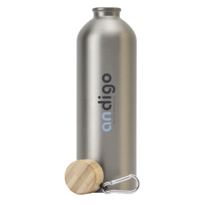 Bouteille d'eau à paroi simple en acier inoxydable recyclé 5
