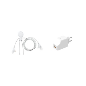 Pack Mobility - Pack composé d'un câble Mr bio Long Fast 60w d'1m20 et une prise ICE-GAN 8