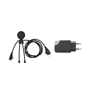 Pack Mobility - Pack composé d'un câble Mr bio Long Fast 60w d'1m20 et une prise ICE-GAN 19