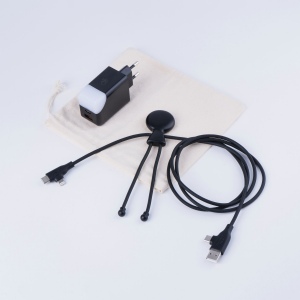 Pack Mobility - Pack composé d'un câble Mr bio Long Fast 60w d'1m20 et une prise ICE-GAN 7
