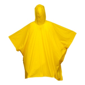 Poncho imperméable en PVC (400 gr), dans une poche. Taille unique 8