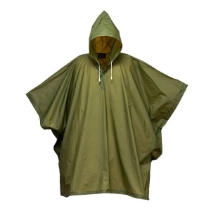 Poncho imperméable en PVC (400 gr), dans une poche. Taille unique 4