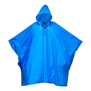 Poncho imperméable en PVC (400 gr), dans une poche. Taille unique 2