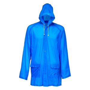 Imperméable en PVC gauffré (200 gr), dans une poche
