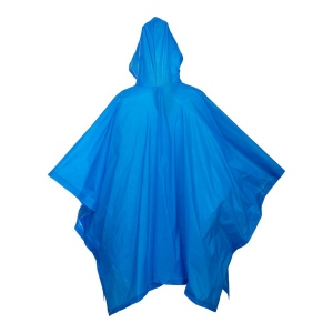 Poncho imperméable en PVC gauffré (260 gr), dans une poche transparente. Taille unique 6