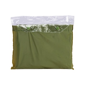 Poncho imperméable en PVC gauffré (260 gr), dans une poche transparente. Taille unique 11