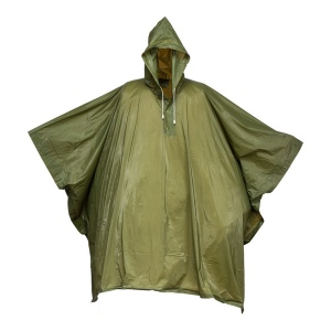 Poncho imperméable en PVC gauffré (260 gr), dans une poche transparente. Taille unique 4