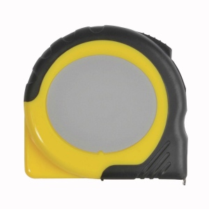Metre flexible de 5 m, avec blocage du ruban, bobinage automatique, prise en caoutchouc 7