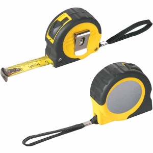 Metre flexible de 5 m, avec blocage du ruban, bobinage automatique, prise en caoutchouc 9