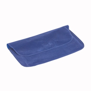 Coussin repose-tete de voyage gonflable en PVC floqué repliable dans une housse 3