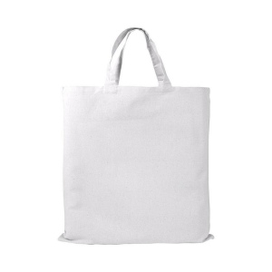 Shopper en coton 135 g/m, anses courtes 23