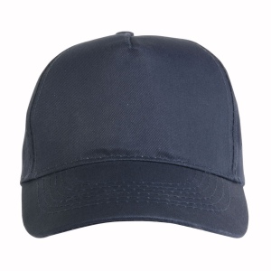 Casquette en coton, 5 panneaux, avec visières de 2 mm d'épaisseur et anneaux brodés, ferme 29