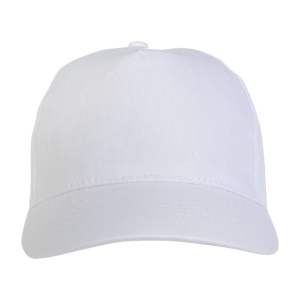 Casquette en coton, 5 panneaux, avec visières de 2 mm d'épaisseur et anneaux brodés, ferme 33