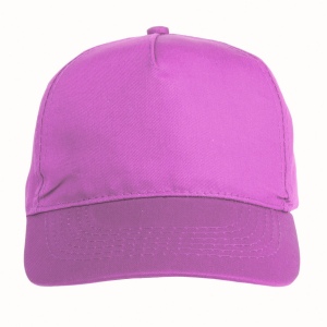Casquette en coton, 5 panneaux, avec visières de 2 mm d'épaisseur et anneaux brodés, ferme 20