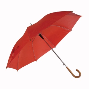 Parapluie automatique, fût en métal, poignée en bois, mat polyester 190T (Dia 114 cm) 2