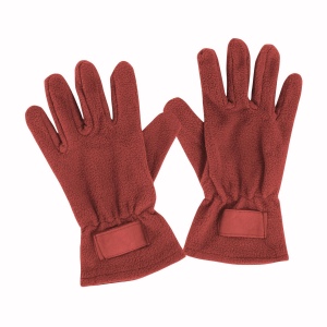 Gants homme  en polaire avec étiquette personnalisable 5