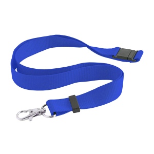 Lanyard avec mousqueton (pour clés, badge, carte d'identification etc.)