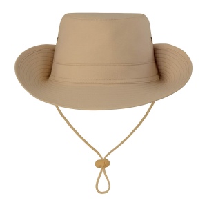 Casquette en polyester à bord large safari avec trous de ventilation, bord réglable, cordo 5