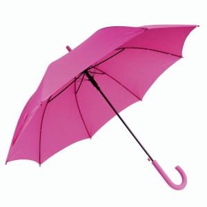 Parapluie automatique nylon-soie manche gomm  (Dia 104 cm) 3