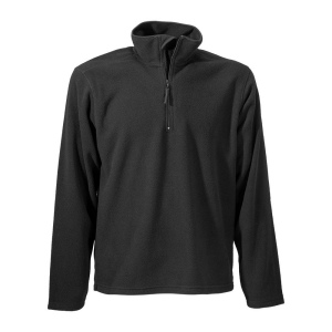 Sweat homme à fermeture éclaire courte en micropolaire 180g/m2. Tailles S/M/ 4