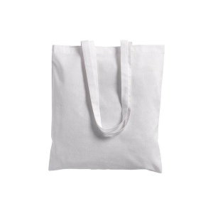 Shopper avec soufflet en canvas 280 gr/m2, anses longues 27