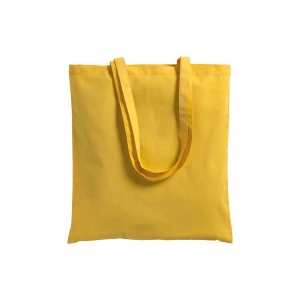 Shopper avec soufflet en canvas 280 gr/m2, anses longues 12