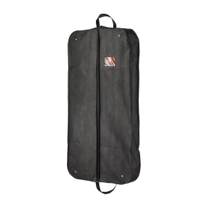 Housse de protection pour vetements de voyage en TNT 80 g/m2, avec compartiment externe 2