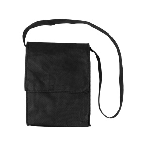 Shopper avec soufflet en TNT 80 g/m2 cousu avec bandoulière 12