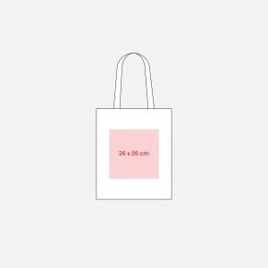 Shopper en coton/polyester 220 g/m , anses longues 16