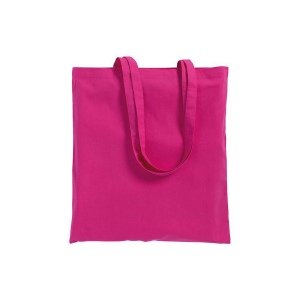 Shopper avec soufflet en coton 220 g/m2, anses longues 30