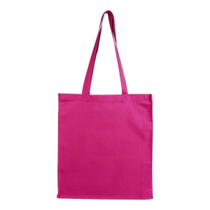 Shopper avec soufflet en coton 220 g/m2, anses longues 31