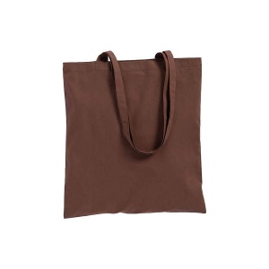 Shopper avec soufflet en coton 220 g/m2, anses longues 33